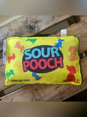 Spot Sour Pooch Squeaky Plush Stuffed Dog Toy Fabric Fun Food Model Dog Toy -New